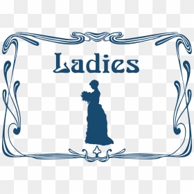 Ladies - Toilet Sign For Ladies, HD Png Download - ladies suits png
