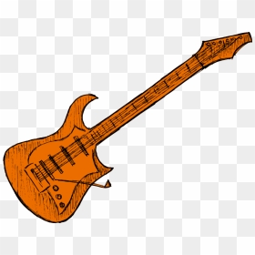 Electric Guitar Drawing 2 - Bass Guitar, HD Png Download - indian woman png