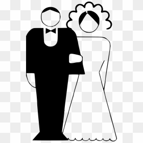 Transparent Married Couple Png - Marriage Black And White, Png Download - marriage clipart png