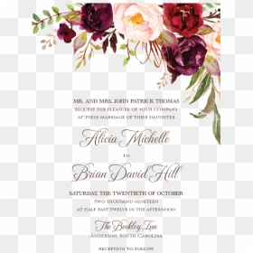 Wedding Invitations Png - Invitaciones De Bodas En Español, Transparent Png - wedding cards png