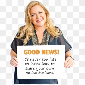 Never Too Late - Girl, HD Png Download - business girl png