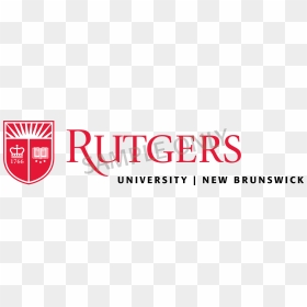 Rutgers University-new Brunswick Signature With Shield - Rutgers University New Brunswick Logo, HD Png Download - rutgers logo png