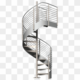 Staircase Vector Metal - Spiral Staircase Transparent Background, HD Png Download - staircase png