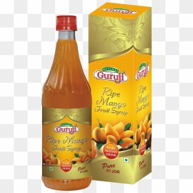 Ripe Mango Fruit Syrup - Guruji Ripe Mango Syrup, HD Png Download - yellow mango png
