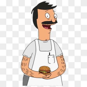 Bob Belcher Holding A Burger - Bob From Bob's Burgers, HD Png Download - burger png images