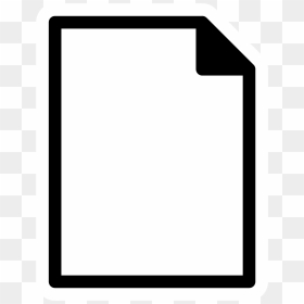 Primary Template Empty Clip Arts - White Icon Worksheet, HD Png Download - empty png