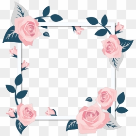 Transparent Background Flower Frame Png, Png Download - png stickers for picsart