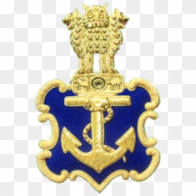 Crest Of Indian Navy - Indian Navy Ranks And Insignia, HD Png Download - indian car png