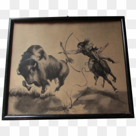 Picture Frame, HD Png Download - indian buffalo png