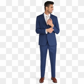 Cobalt Blue Suit Allure Men Online Suit Rental - Lapel, HD Png Download - shirts for men png