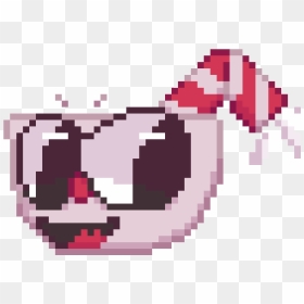 Cuphead Pixel Head - Transparent Pixel Coin Png, Png Download - cuphead logo png
