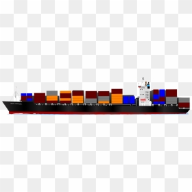 Ship With Containers Png, Transparent Png - shipping png