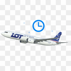 Lot Polish Airlines Flight Delay Compensation - Boeing 737 Next Generation, HD Png Download - flight png images