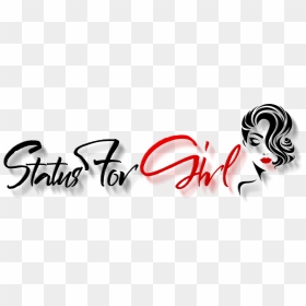 Status For Girl - Calligraphy, HD Png Download - attitude status png