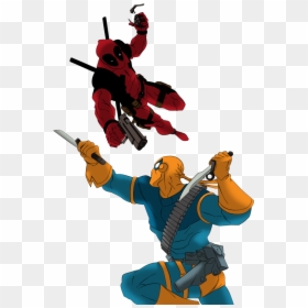 Deadpool Vs Deathstroke Png, Transparent Png - deadpool face png