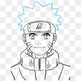 Draw Naruto, HD Png Download - deadpool face png