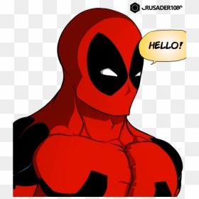 Deadpool 2 Cartoon, HD Png Download - deadpool face png