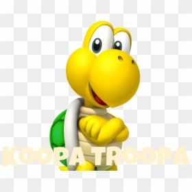 Super Mario Blue Koopa, HD Png Download - koopa troopa png