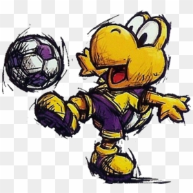 Super Mario Strikers Koopa, HD Png Download - koopa troopa png