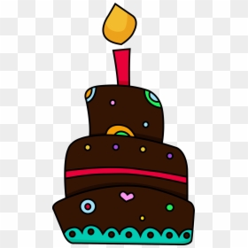 Transparent Background Cartoon Birthday Cake, HD Png Download - chocolate vector png