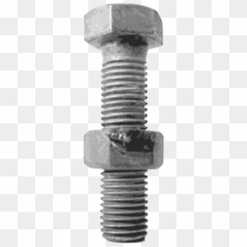 Screw And Nut Gif, HD Png Download - metal bolt png