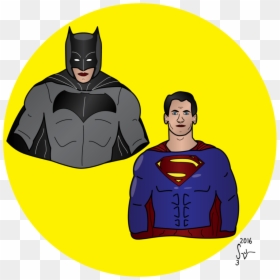 Batman Ben Affleck Vector, HD Png Download - henry cavill png