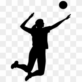 Volleyball Player Clipart, HD Png Download - soccer ball outline png