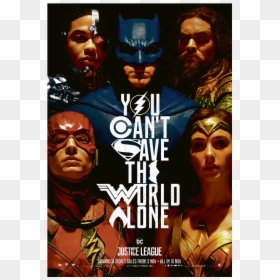 New Justice League Movie Poster, HD Png Download - henry cavill png