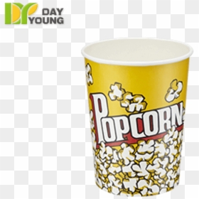 32 Oz Paper Cup Size, HD Png Download - popcorn bucket png