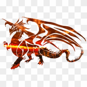 Magma Dragon, HD Png Download - realistic dragon png