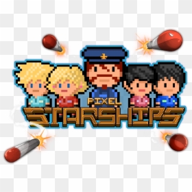 Pixel Starships Logo, HD Png Download - pixel star png