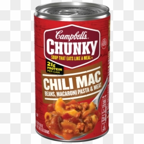 Campbell's Chili Mac Soup, HD Png Download - bowl of chili png