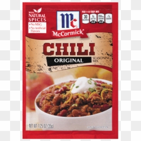 Mccormick Chili Seasoning Packet, HD Png Download - bowl of chili png