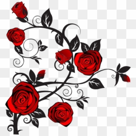 Roses And Thorns Tattoos, HD Png Download - thorn vine png