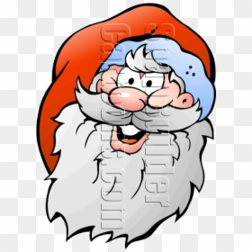 Cartoon, HD Png Download - santa head png