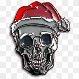 Skull, HD Png Download - santa head png