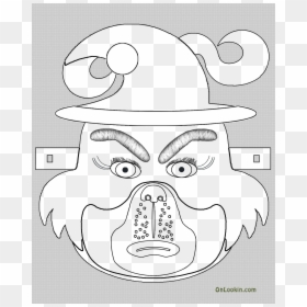 Mask, HD Png Download - santa head png