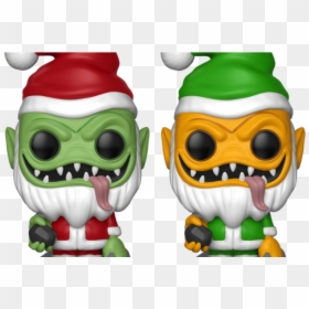 Funko Pop Psycho Santa, HD Png Download - santa head png