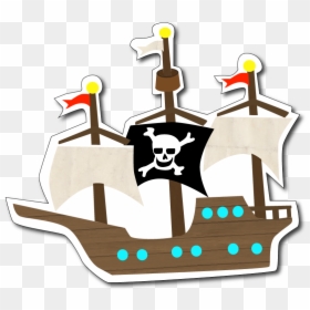 Abordar El Barco Chistes, HD Png Download - pirate boat png