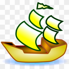 Con Thuyền Hoạt Hình, HD Png Download - pirate boat png
