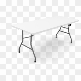 White Folding Table Transparent, HD Png Download - folding table png