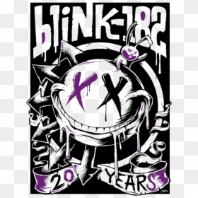 Blink 182 20th Anniversary, HD Png Download - blink 182 logo png