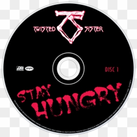Twisted Sister Stay Hungry Cd Disc Image - Twisted Sister Still Hungry, HD Png Download - twisted sister logo png
