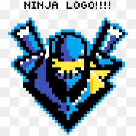 Ninja Logo Pixel Art, HD Png Download - ninja logo png