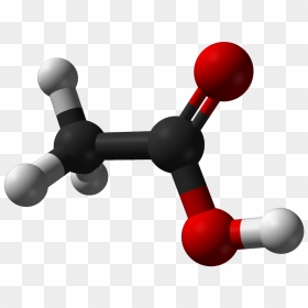 Acetic Acid Molecule Model, HD Png Download - acid png