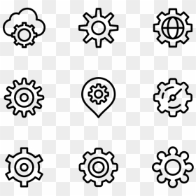 Drone Icons, HD Png Download - cog png