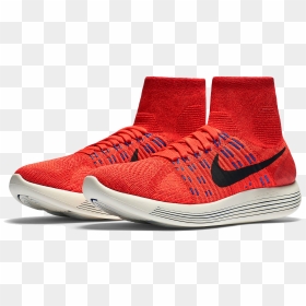 Nike Lunarlon Flyknit High, HD Png Download - sports shoes png