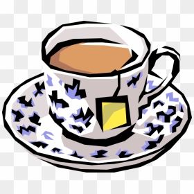 Vector Illustration Of Cup Of Hot Steeped Tea - Teacup, HD Png Download - tea cup vector png