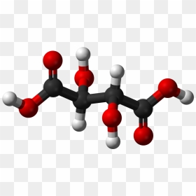 Tartaric Acid Molecule Structure, HD Png Download - acid png