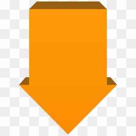 Orange Arrow Clip Art , Png Download - Down Orange Arrow Png, Transparent Png - orange arrow png